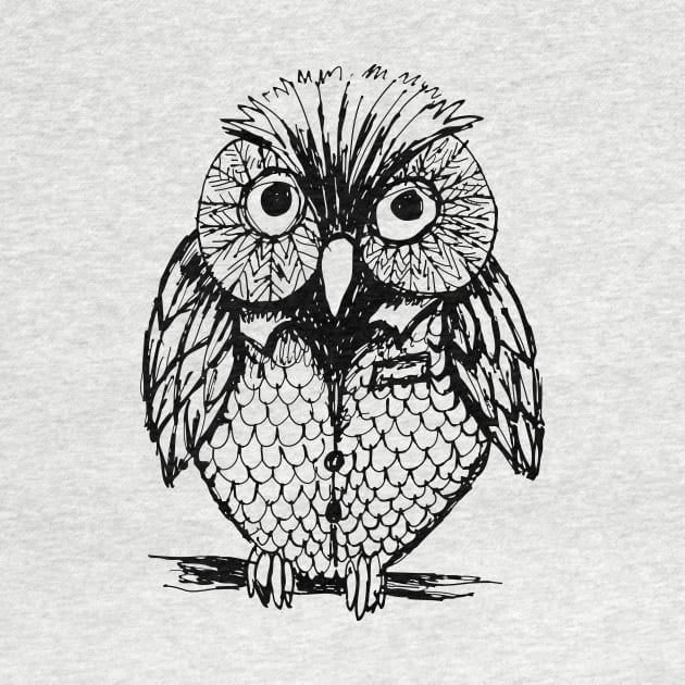 B&W Owl by SWON Design